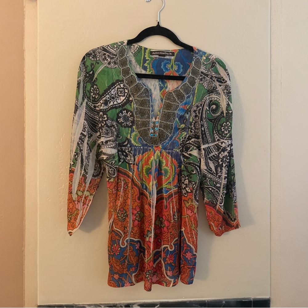Colorful Paisley Women's Tunic